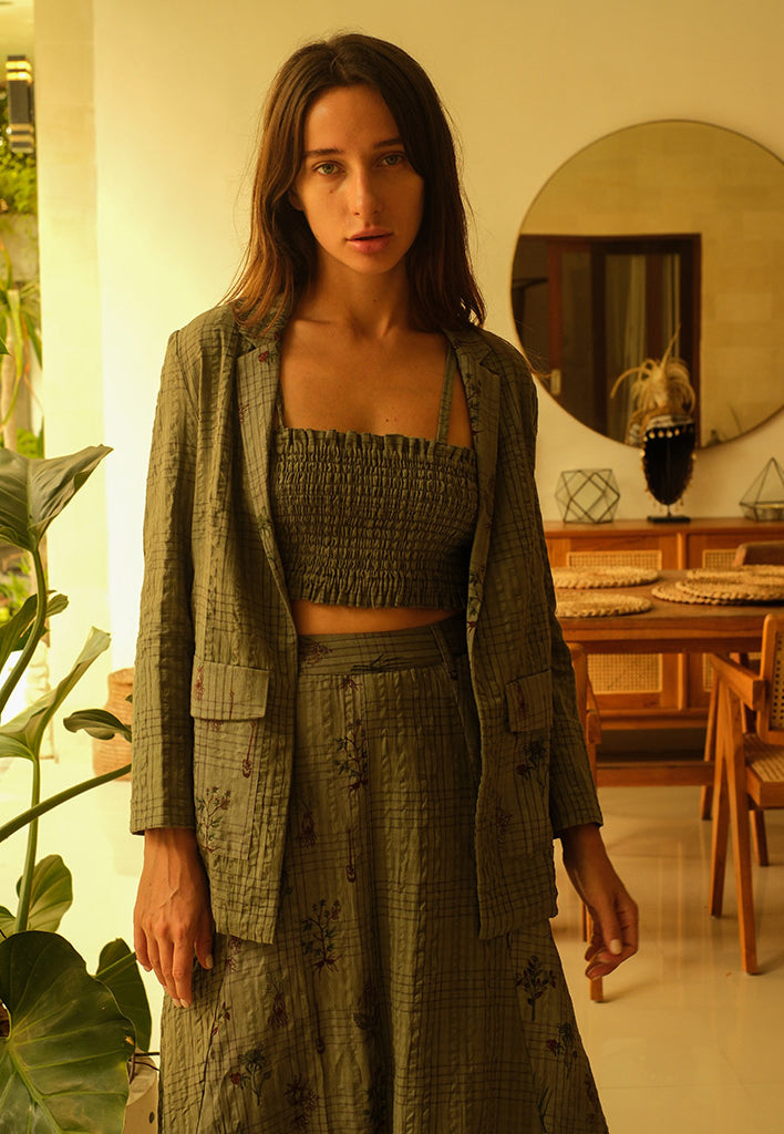 Olive Blazer JACKETS Em and Shi