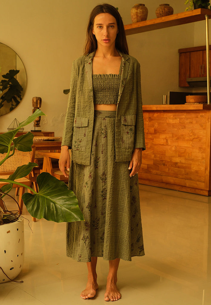 Olive Blazer JACKETS Em and Shi