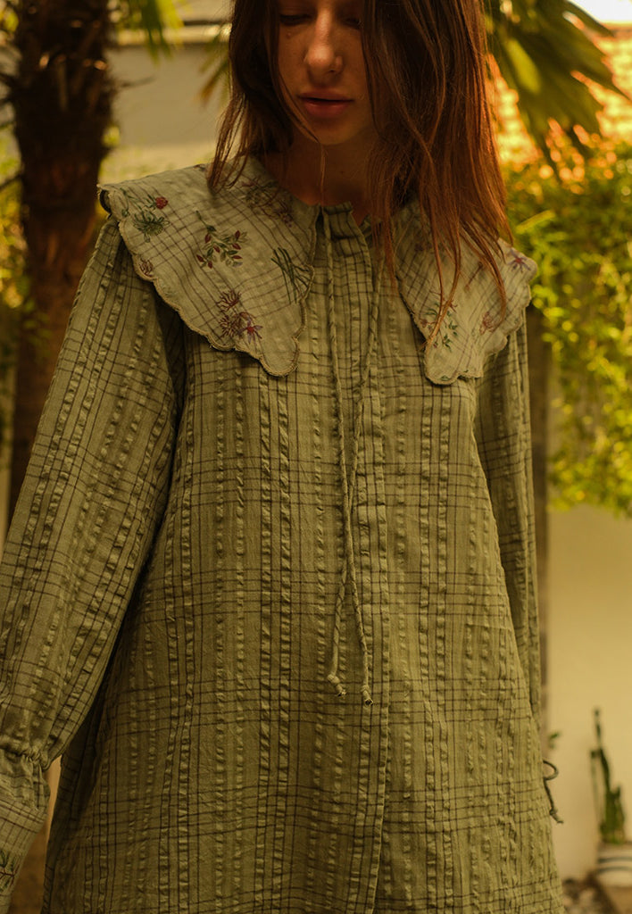 Olive Branch Mini Dress DRESSES Em and Shi