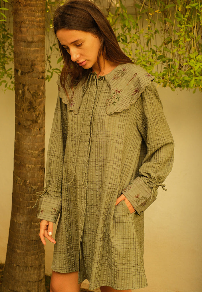 Olive Branch Mini Dress DRESSES Em and Shi