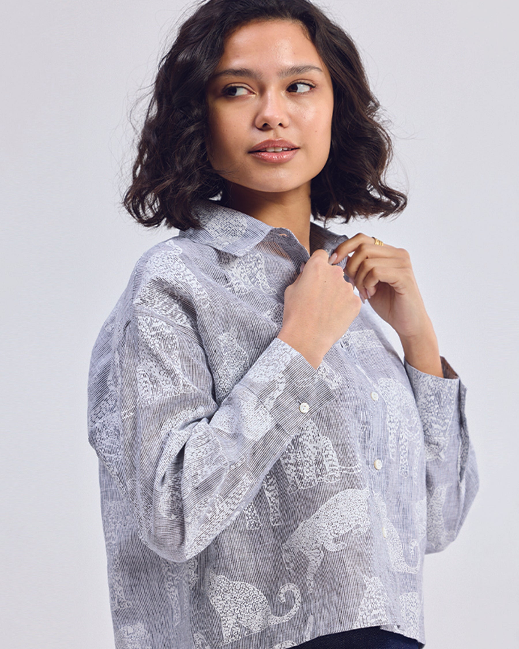 Oversized Boxy Fit Shirt TOPS Reistor