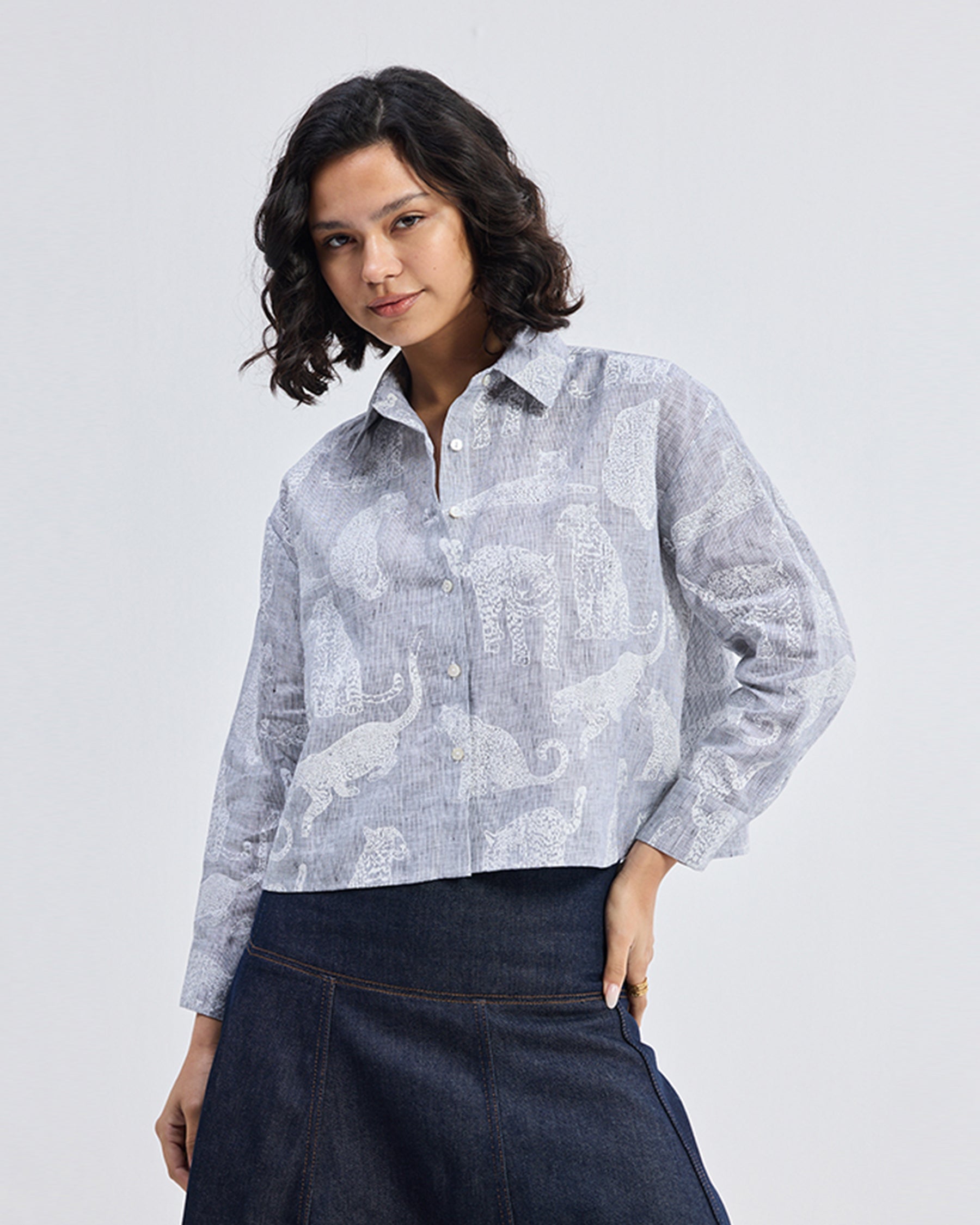 Oversized Boxy Fit Shirt TOPS Reistor