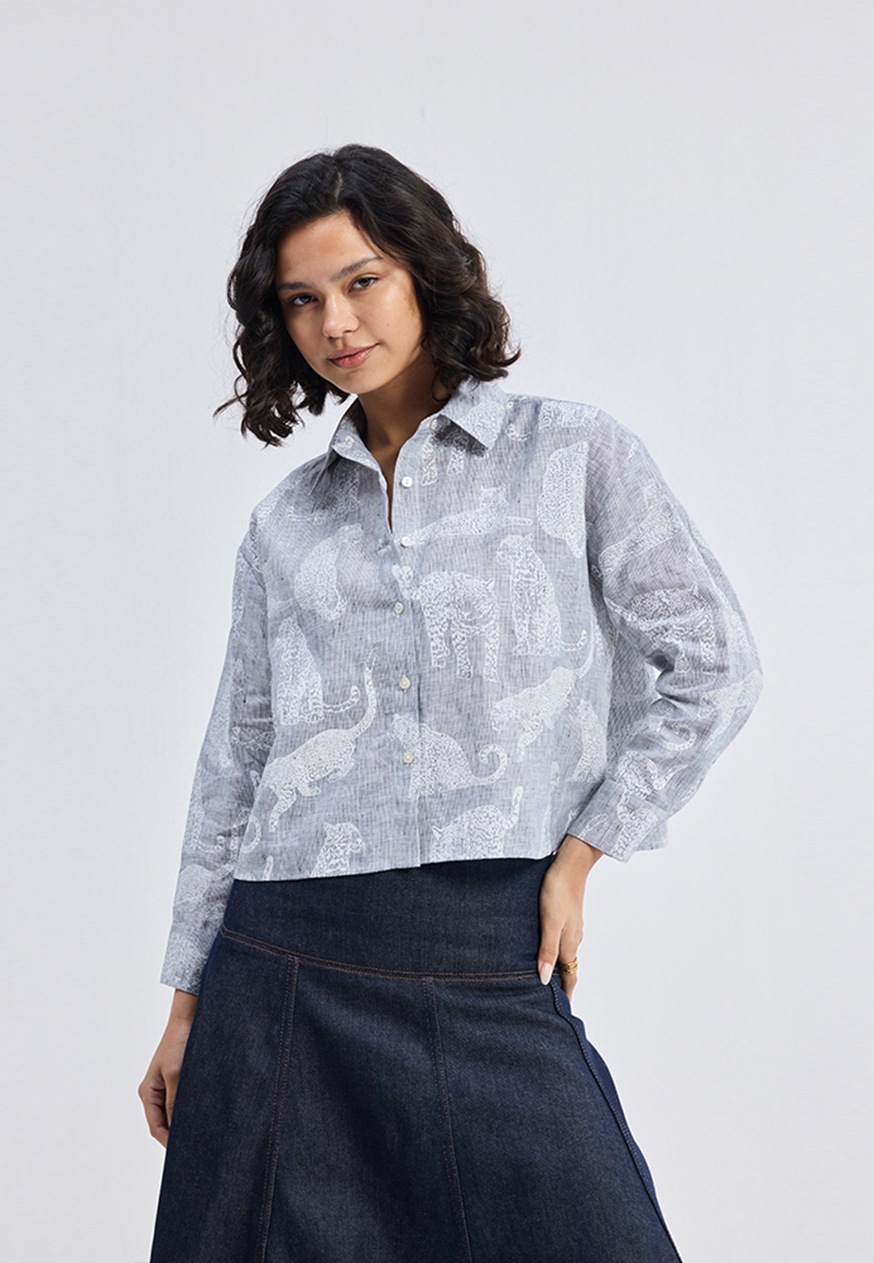 Oversized Boxy Fit Shirt TOPS Reistor