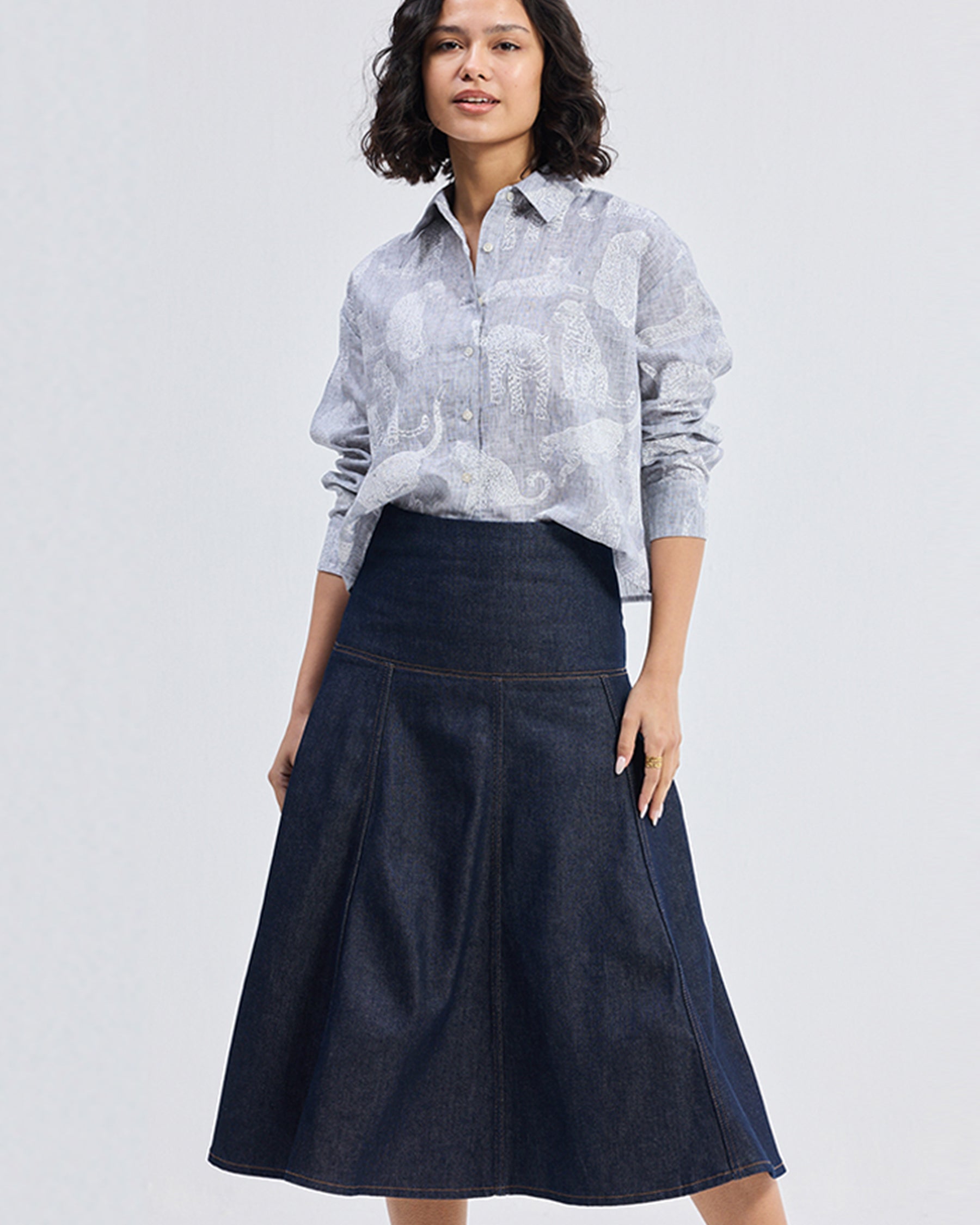 Oversized Boxy Fit Shirt TOPS Reistor