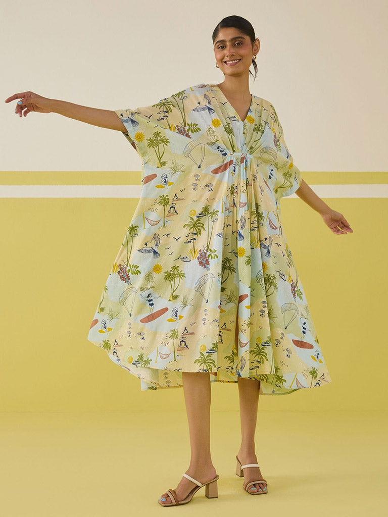 Palmy Summer Kaftan Dress DRESSES SUI