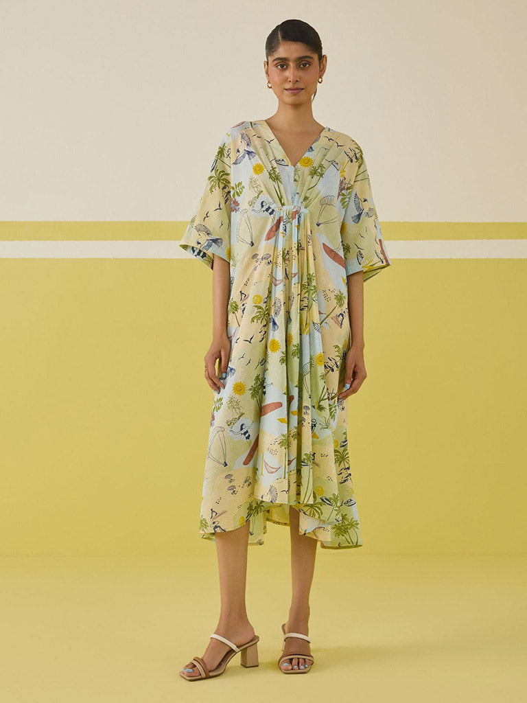 Palmy Summer Kaftan Dress DRESSES SUI