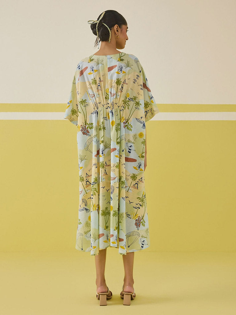 Palmy Summer Kaftan Dress DRESSES SUI