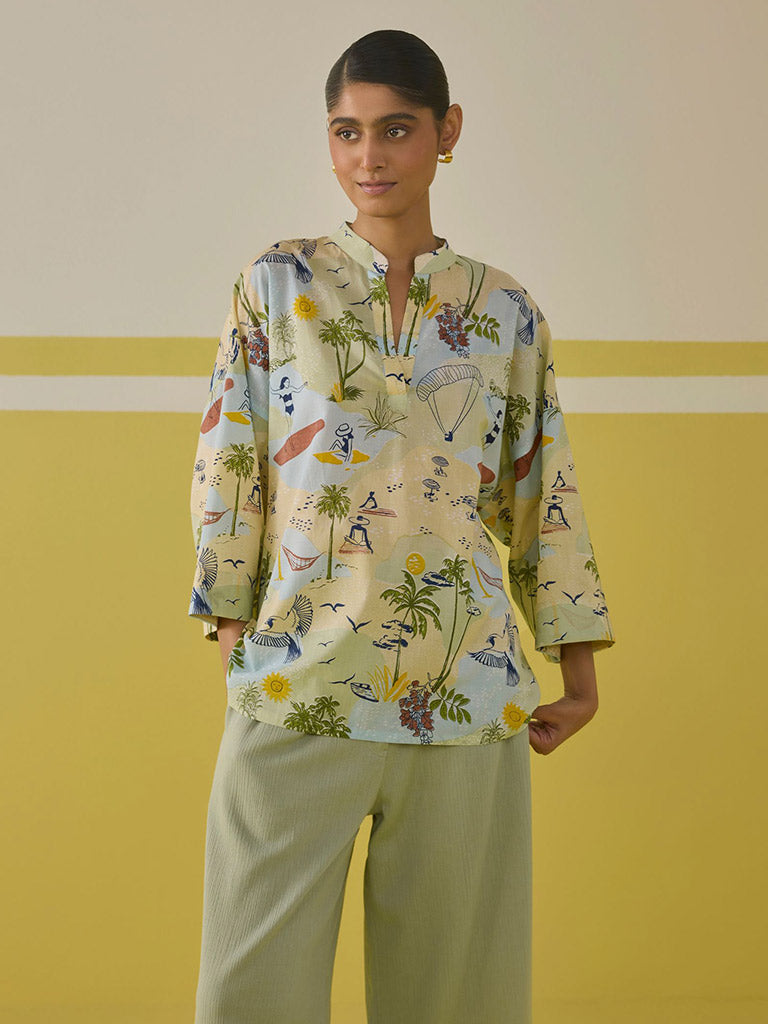 Palmy Summer Top TOPS SUI