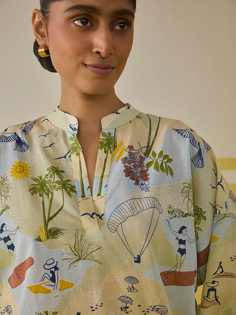 Palmy Summer Top TOPS SUI