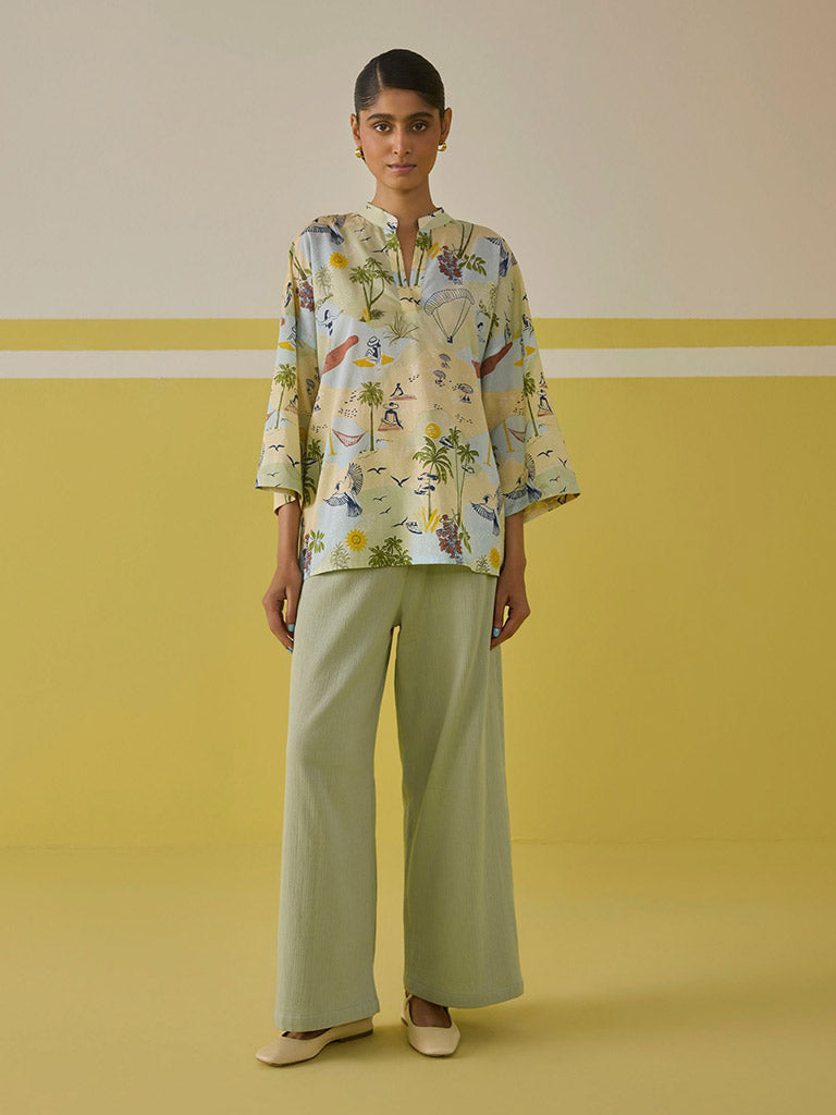 Palmy Summer Top TOPS SUI