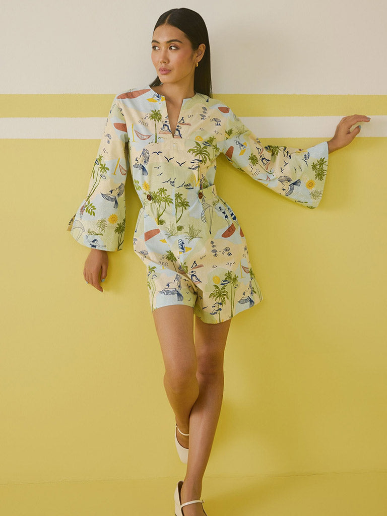 Palmy Summer Jumpsuit JUMPSUITS SUI