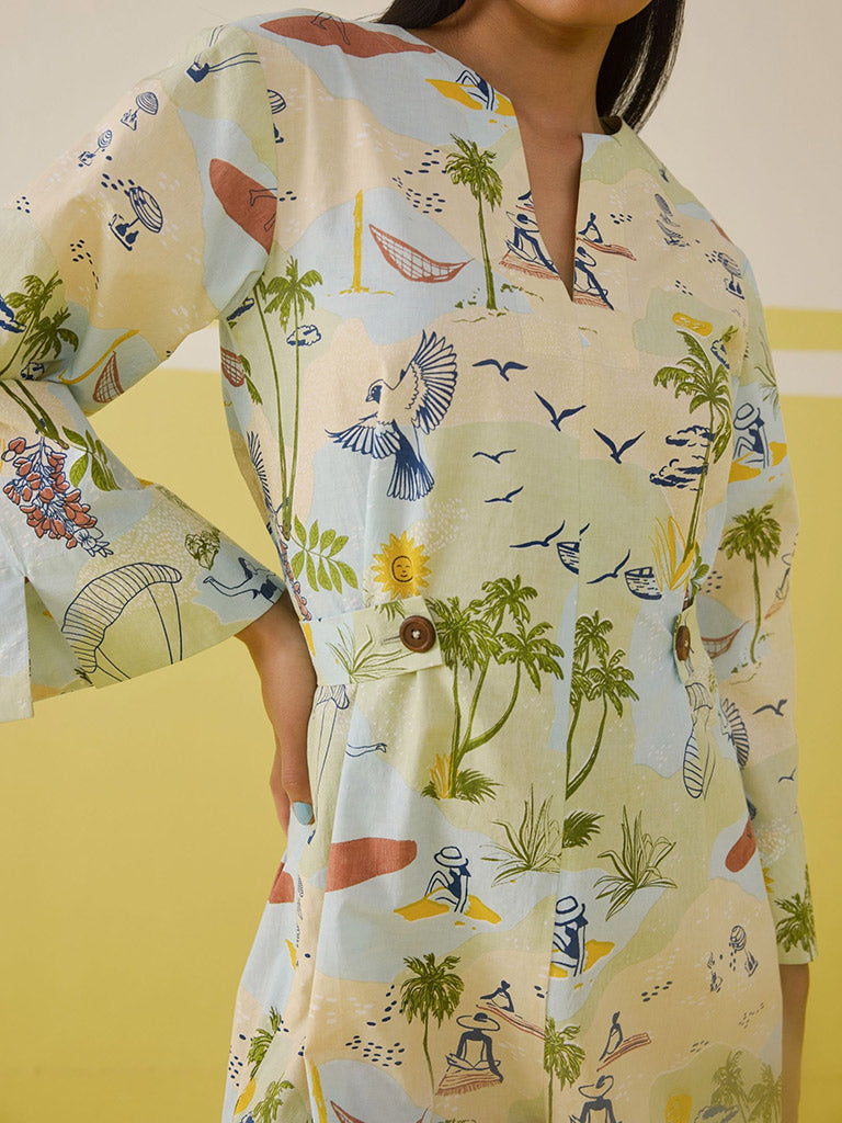 Palmy Summer Jumpsuit JUMPSUITS SUI