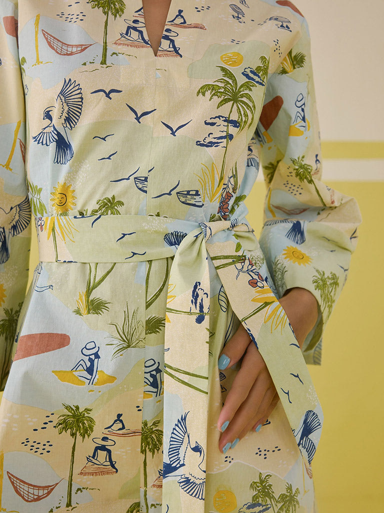 Palmy Summer Jumpsuit JUMPSUITS SUI