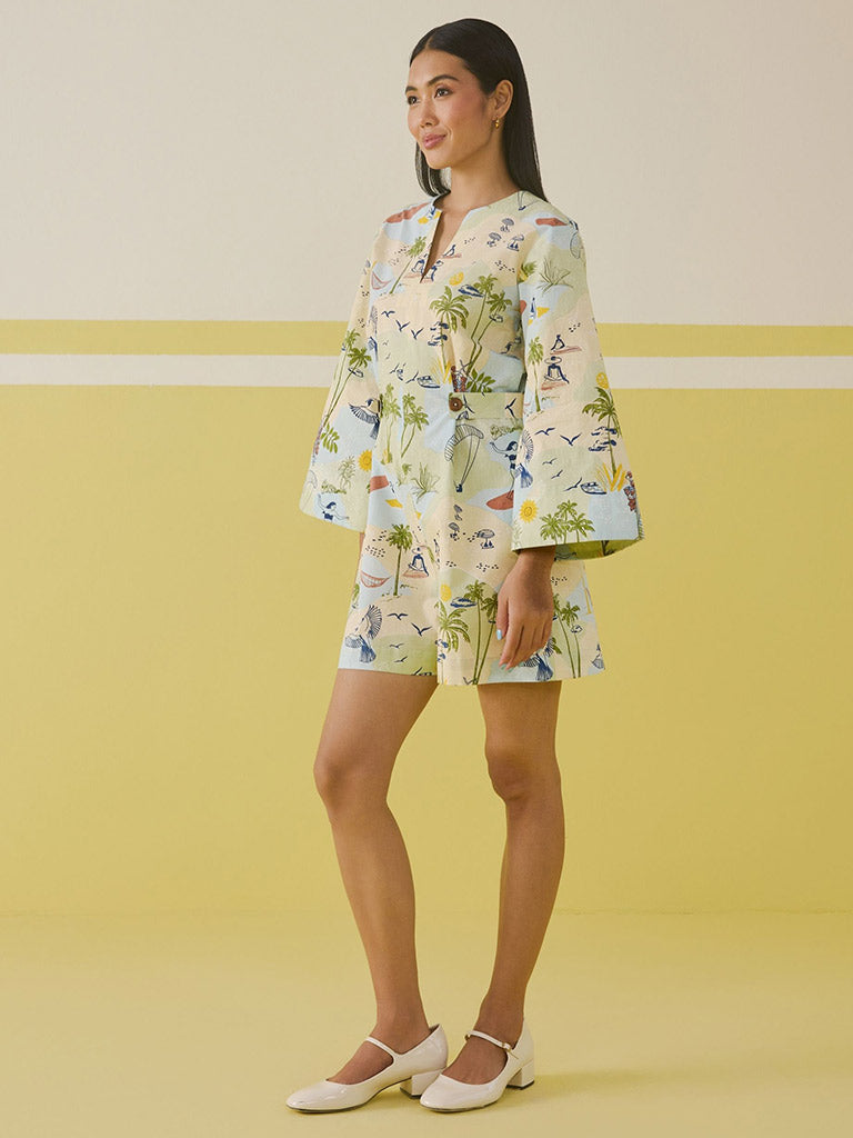 Palmy Summer Jumpsuit JUMPSUITS SUI