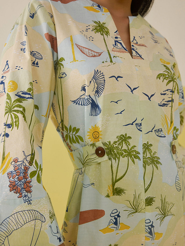 Palmy Summer Jumpsuit JUMPSUITS SUI