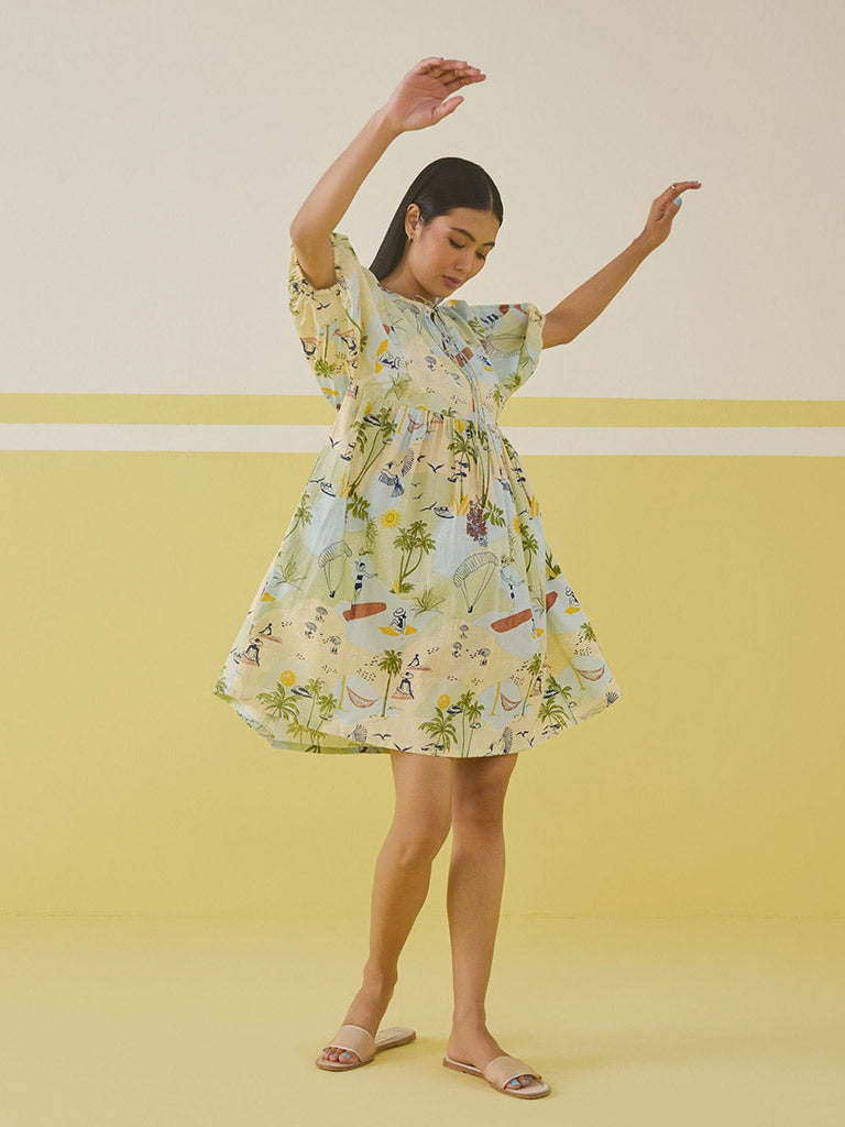 Paradise Wilds Lyocell Dress DRESSES SUI