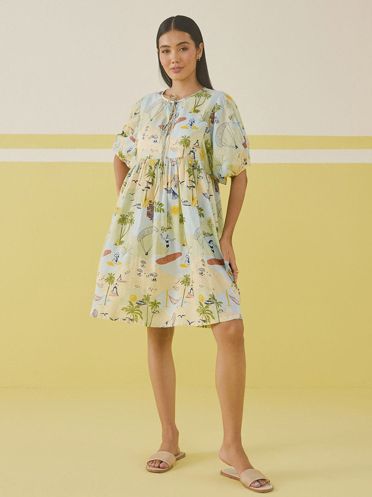 Paradise Wilds Lyocell Dress DRESSES SUI