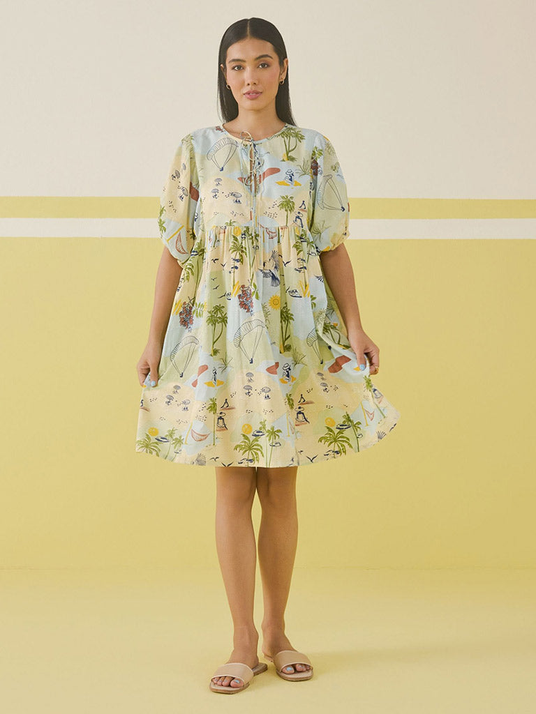 Paradise Wilds Lyocell Dress DRESSES SUI