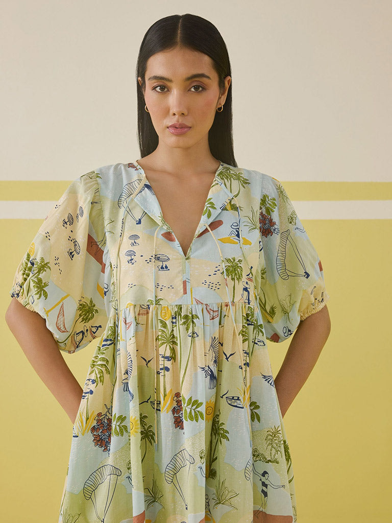 Paradise Wilds Lyocell Dress DRESSES SUI