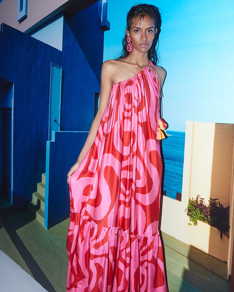 Candy One Shoulder Dress DRESSES IKKIVI