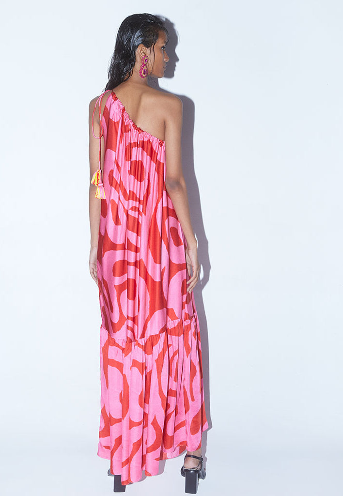 Candy One Shoulder Dress DRESSES IKKIVI