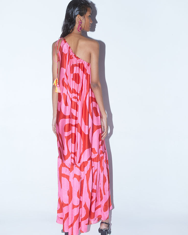 Candy One Shoulder Dress DRESSES IKKIVI