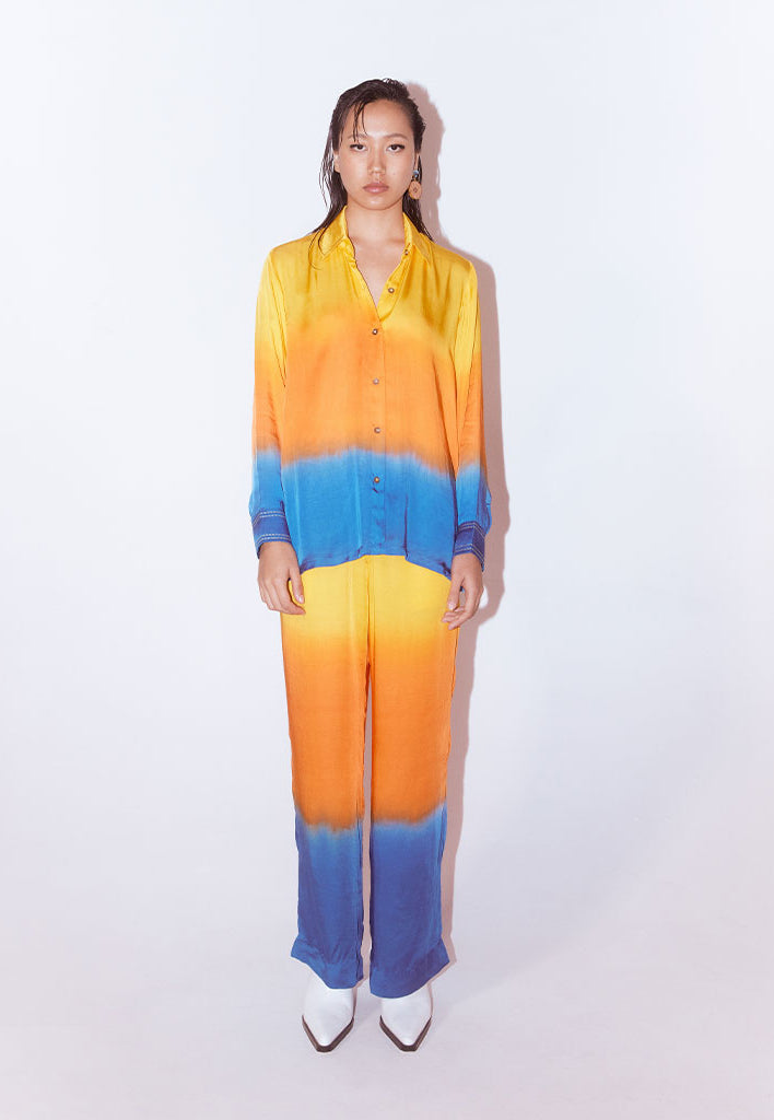 Ocean Leheriya Co-ord Set SETS IKKIVI