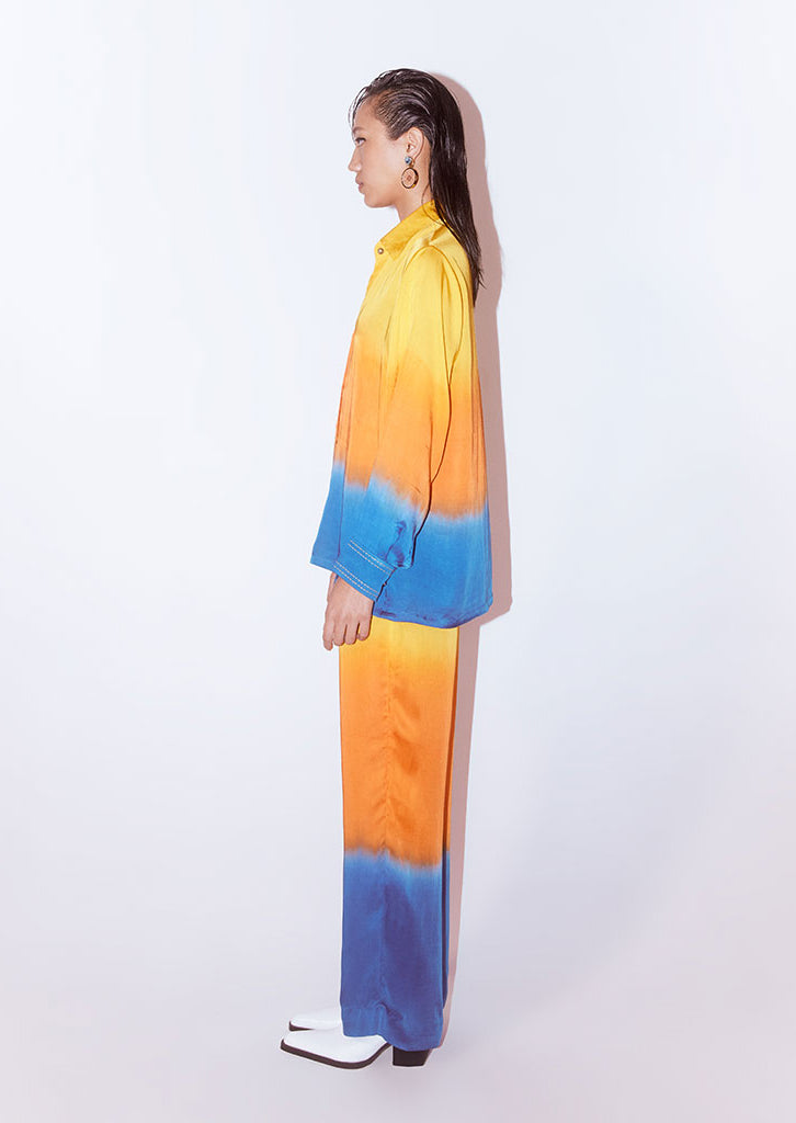 Ocean Leheriya Co-ord Set SETS IKKIVI