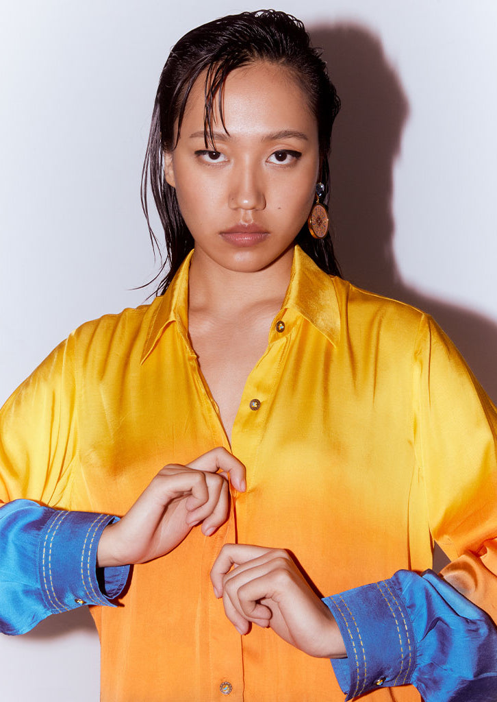 Ocean Leheriya Co-ord Set SETS IKKIVI