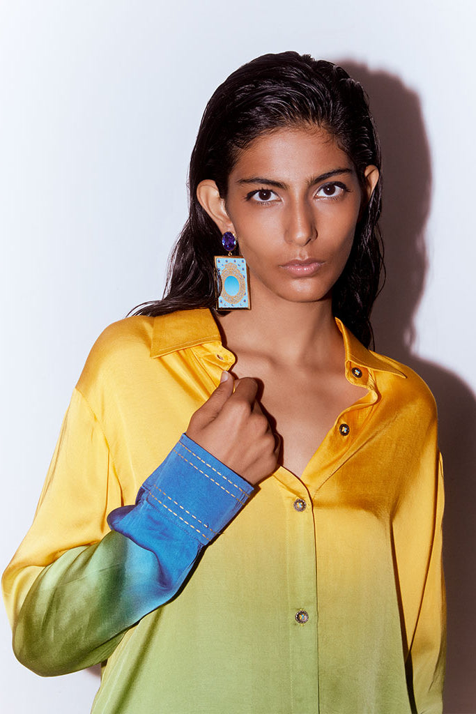 Tropical Leheriya Co-ord Set SETS IKKIVI