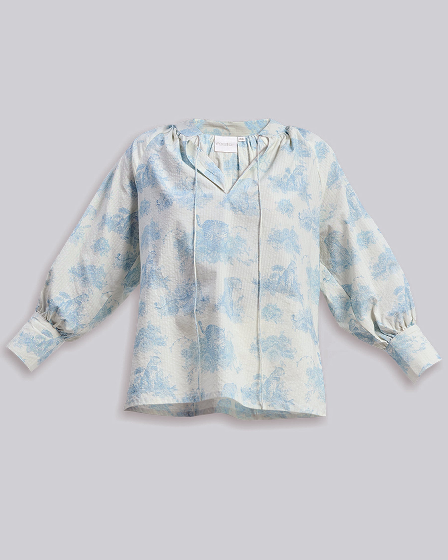 Relaxed Fit Drawstring Shirt TOPS Reistor