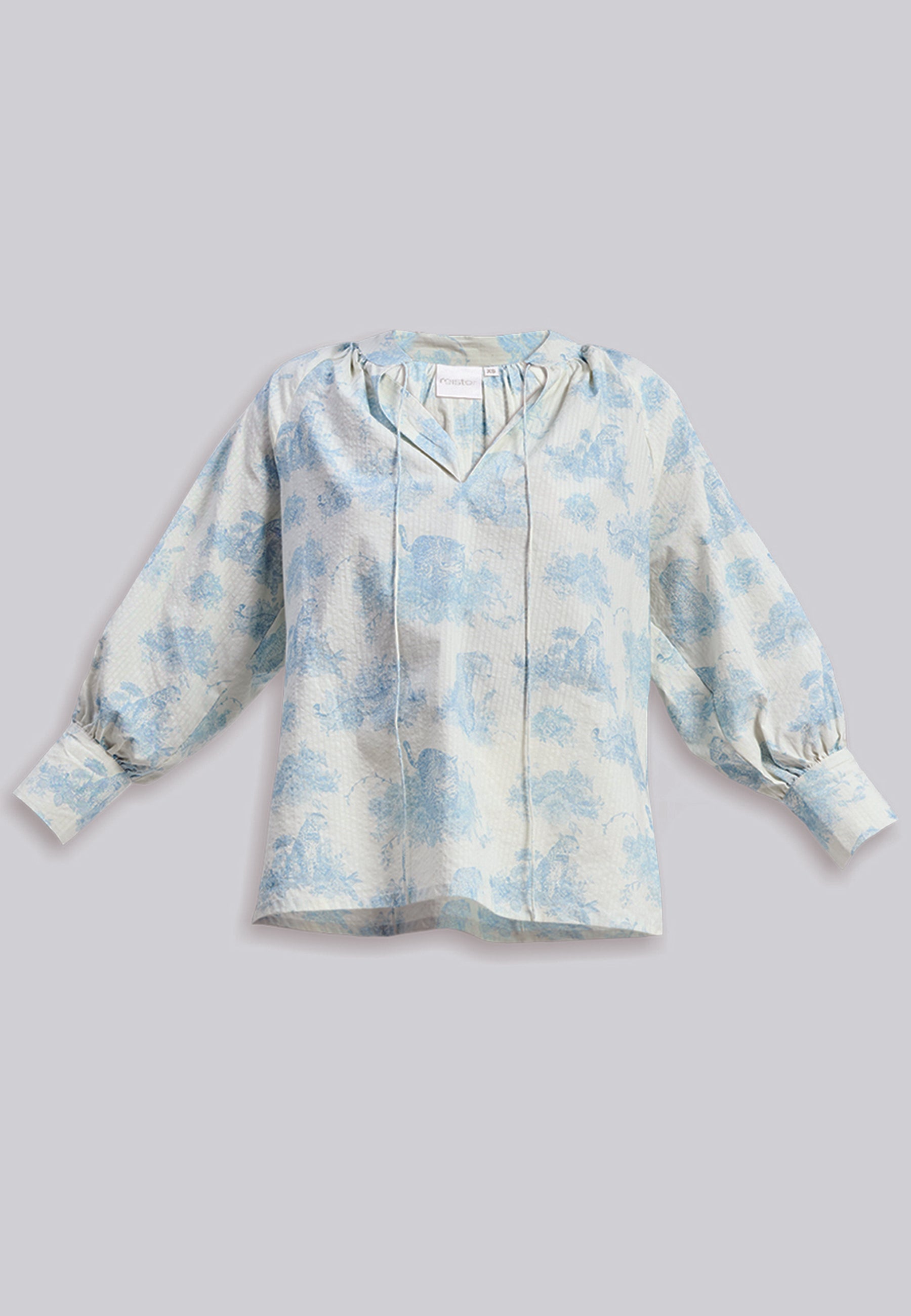 Relaxed Fit Drawstring Shirt TOPS Reistor