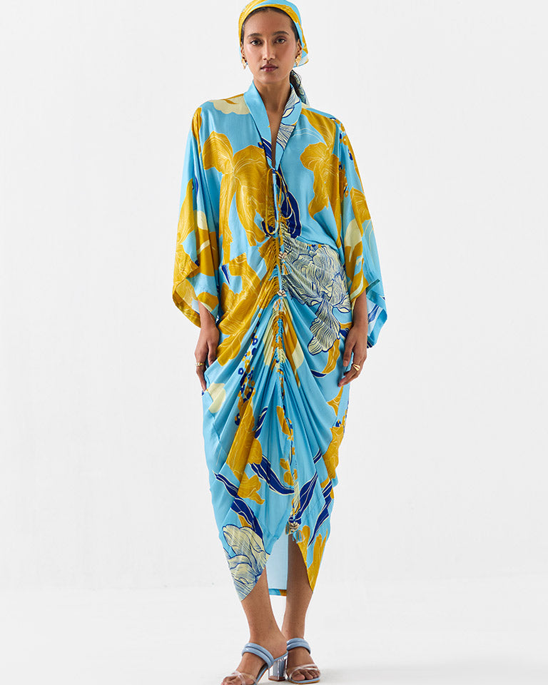 White Rose Kaftan DRESSES IKKIVI