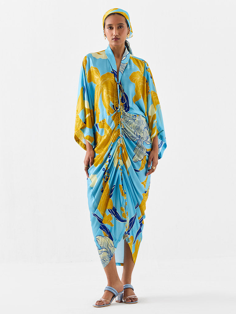 White Rose Kaftan DRESSES IKKIVI