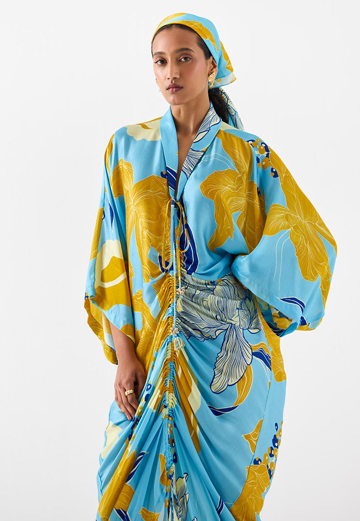 White Rose Kaftan DRESSES IKKIVI