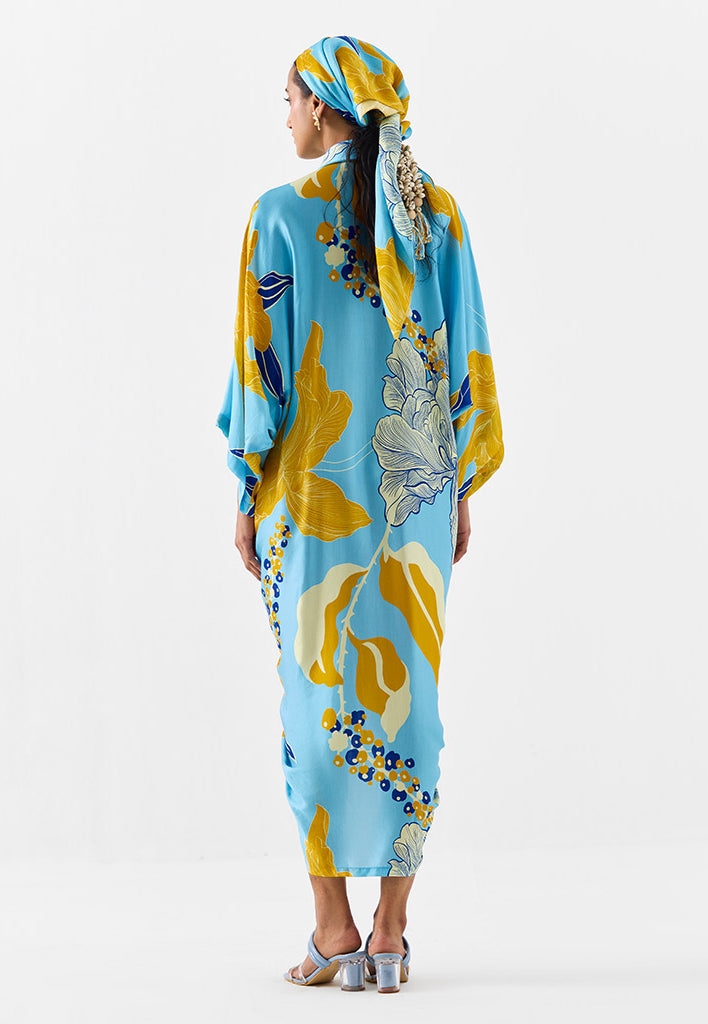 White Rose Kaftan DRESSES IKKIVI