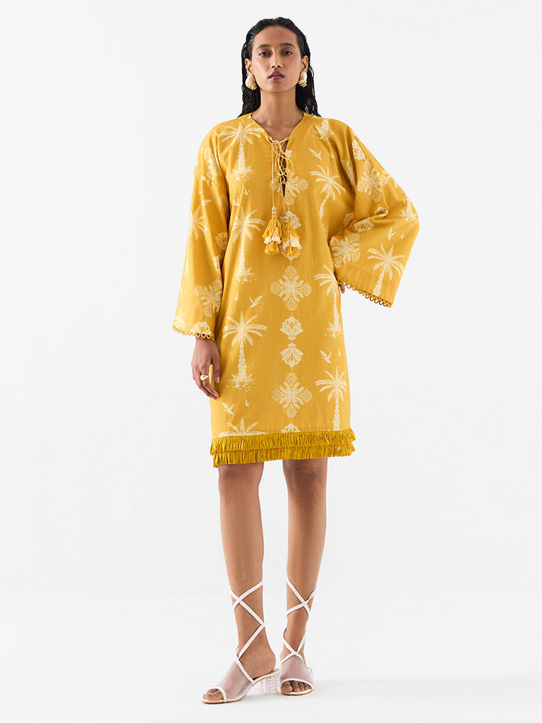 Cabana Bell Sleeves Dress DRESSES IKKIVI