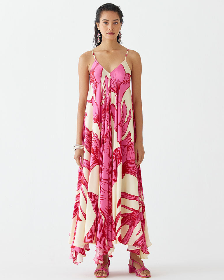 Pink Aphrodite Strappy Dress DRESSES IKKIVI