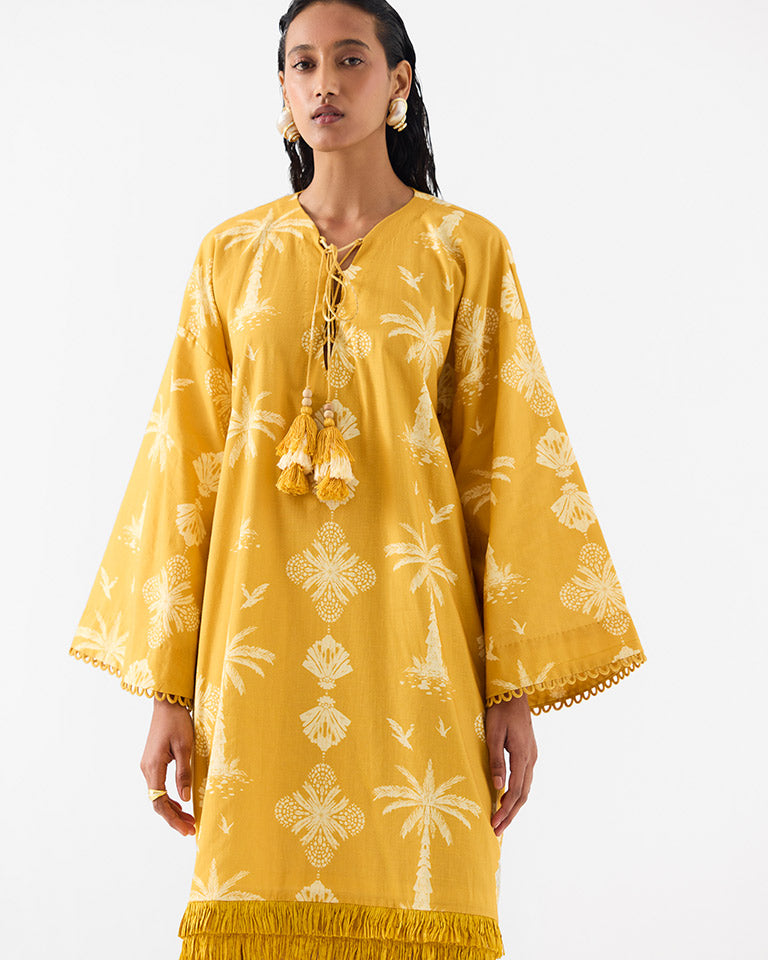 Cabana Bell Sleeves Dress DRESSES IKKIVI