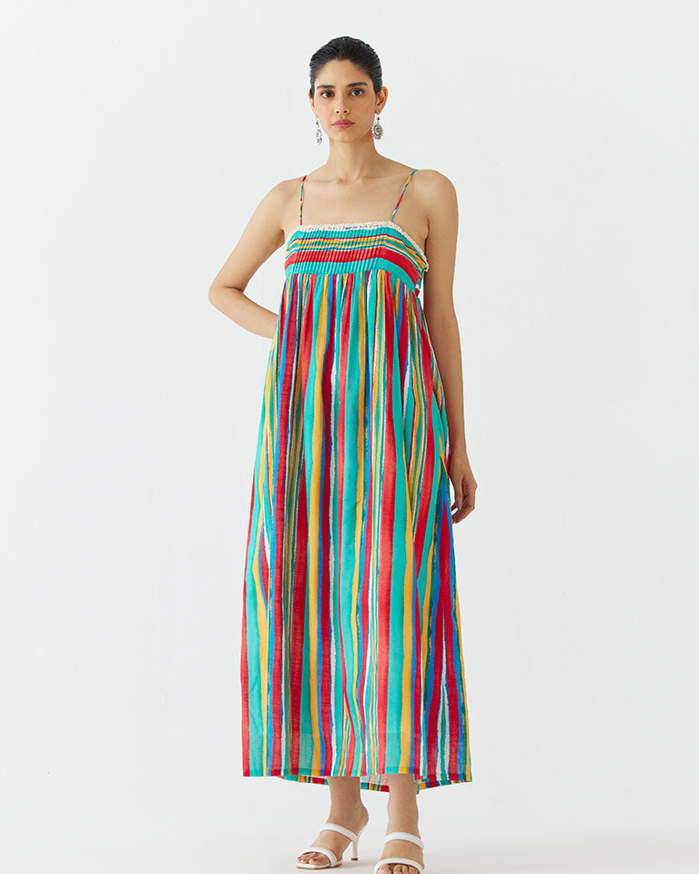 Birch Strappy Dress DRESSES IKKIVI