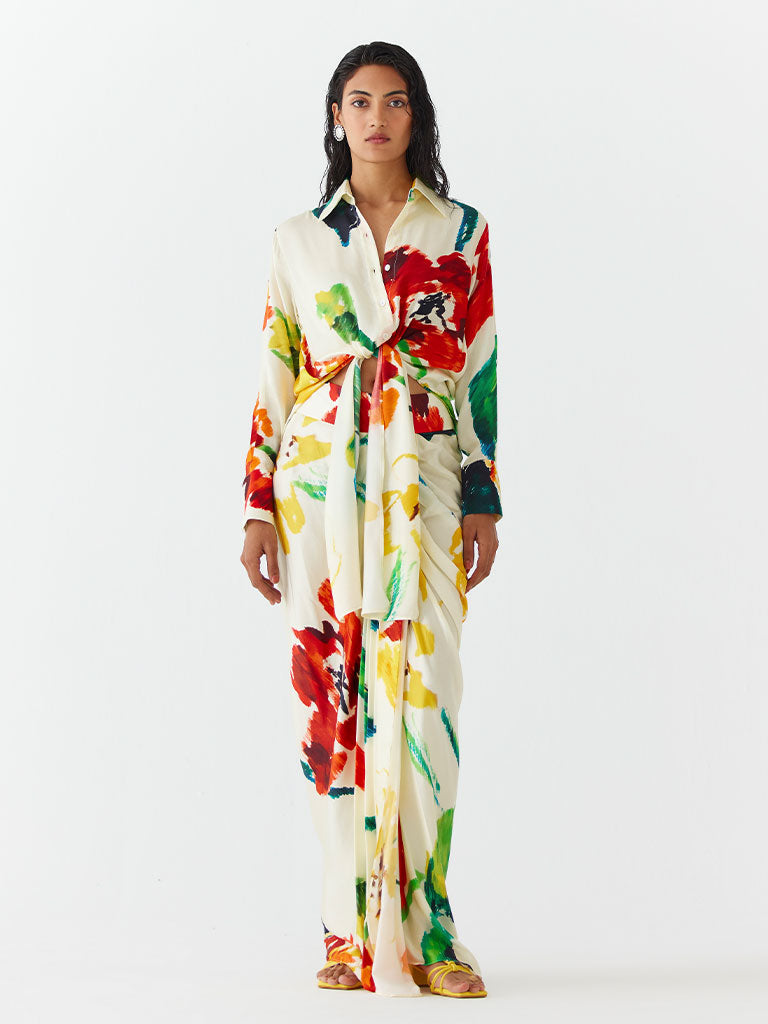 Monet Knot Shirt & Skirt Set SETS IKKIVI