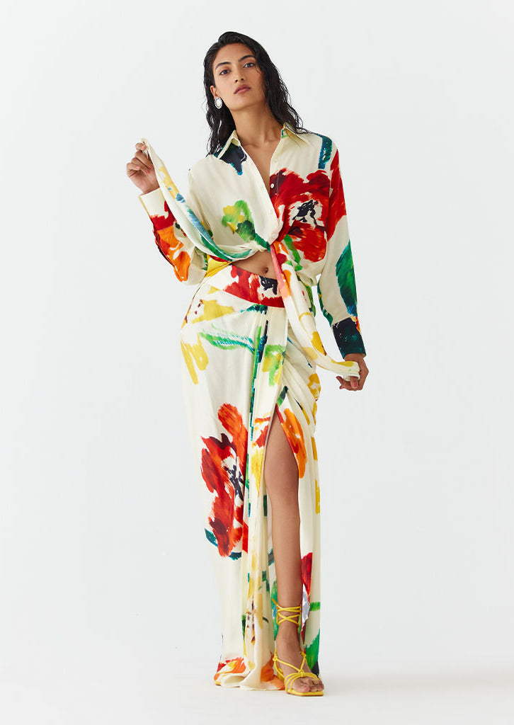 Monet Knot Shirt & Skirt Set SETS IKKIVI