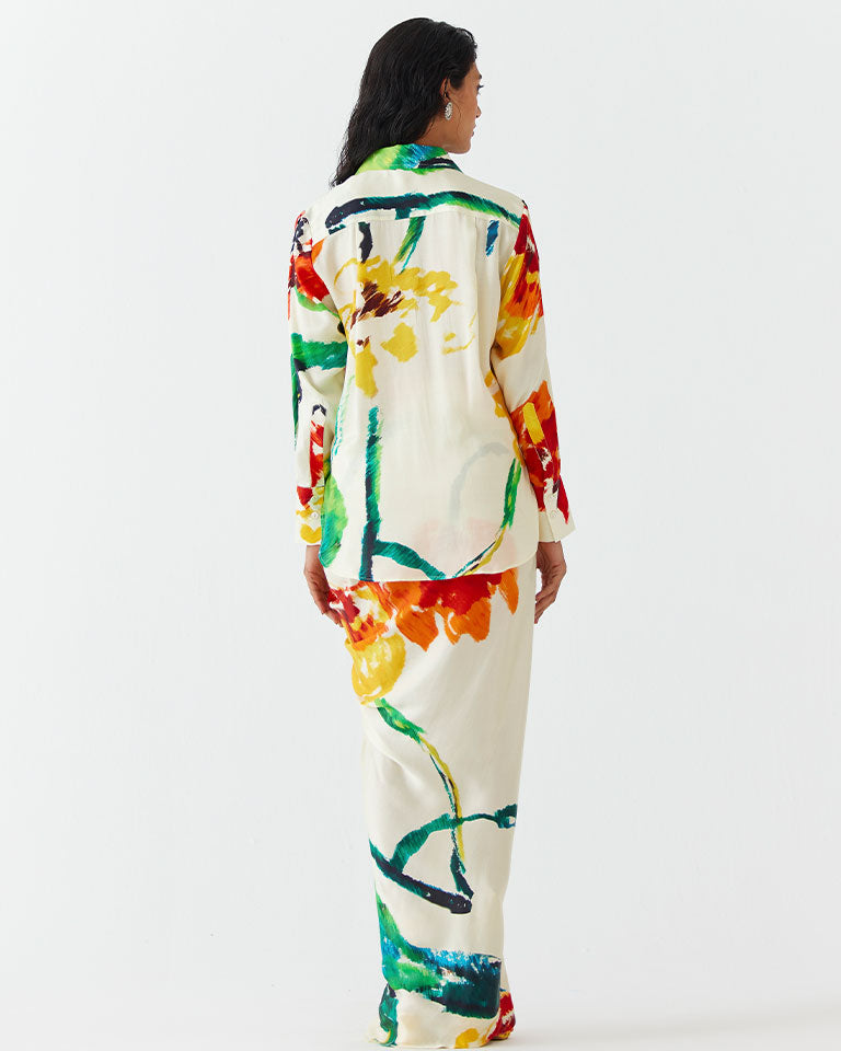 Monet Knot Shirt & Skirt Set SETS IKKIVI