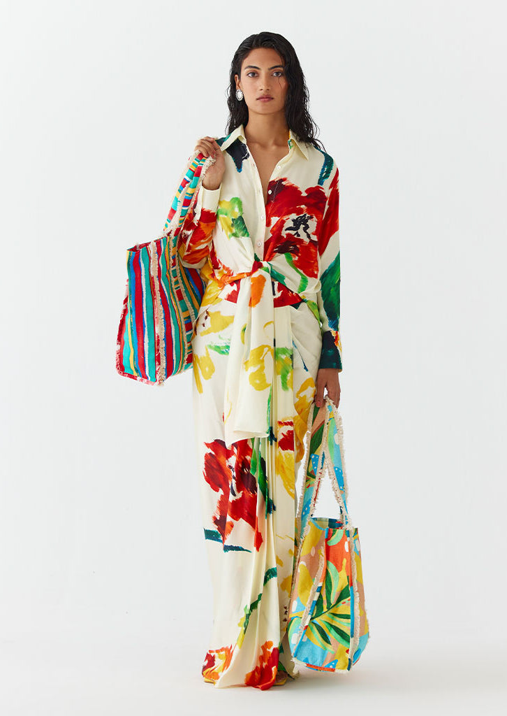 Monet Knot Shirt & Skirt Set SETS IKKIVI