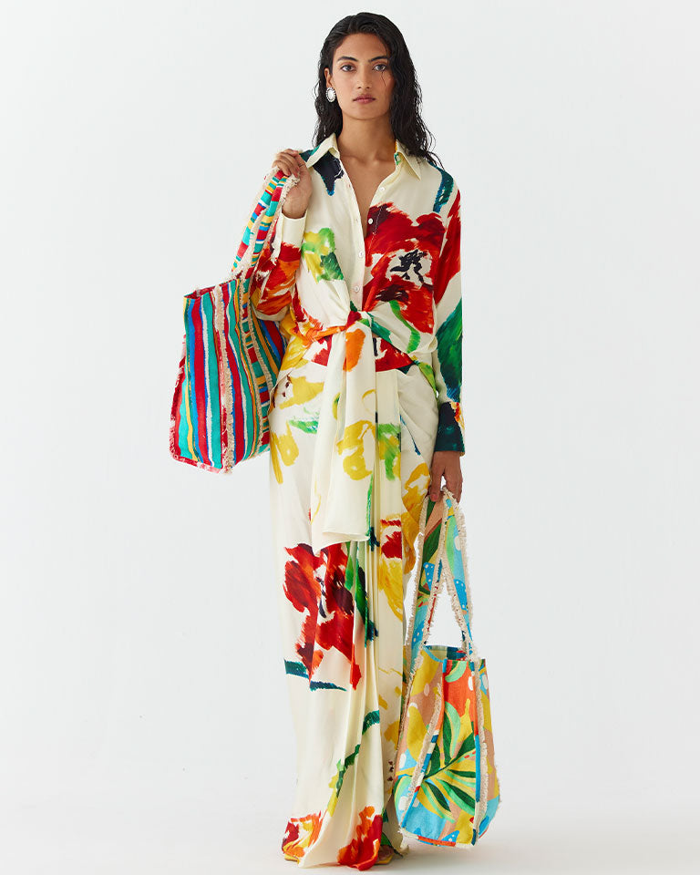 Monet Knot Shirt & Skirt Set SETS IKKIVI