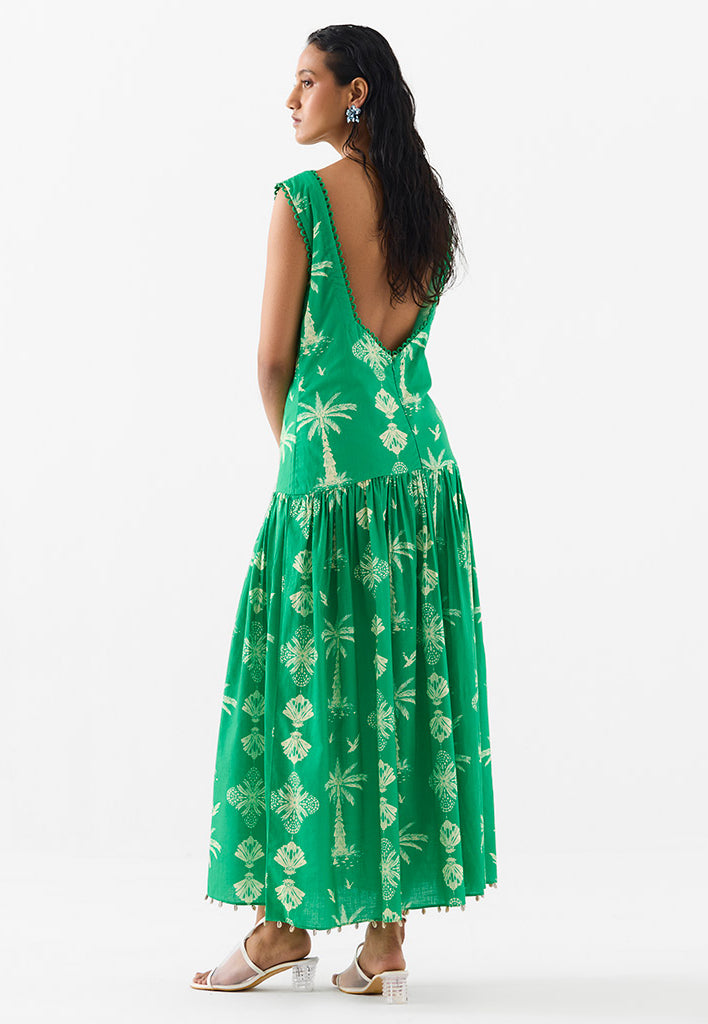 Sago Palm Long Dress DRESSES IKKIVI