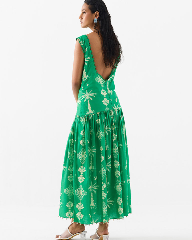 Sago Palm Long Dress DRESSES IKKIVI