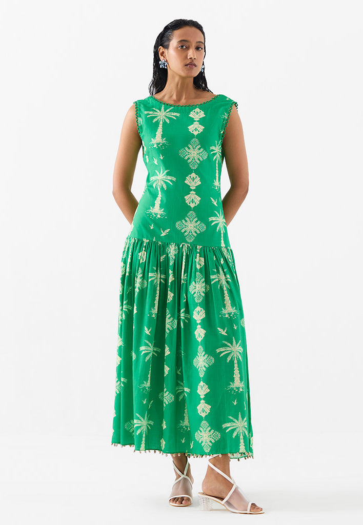 Sago Palm Long Dress DRESSES IKKIVI
