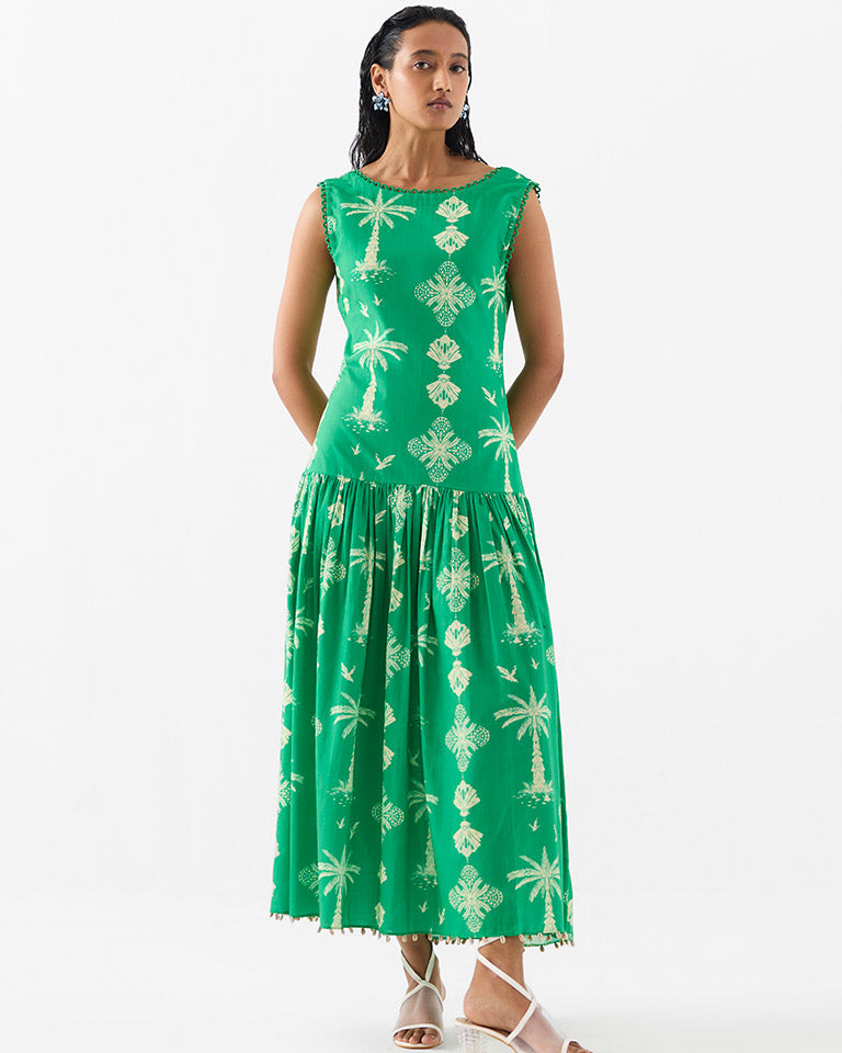 Sago Palm Long Dress DRESSES IKKIVI