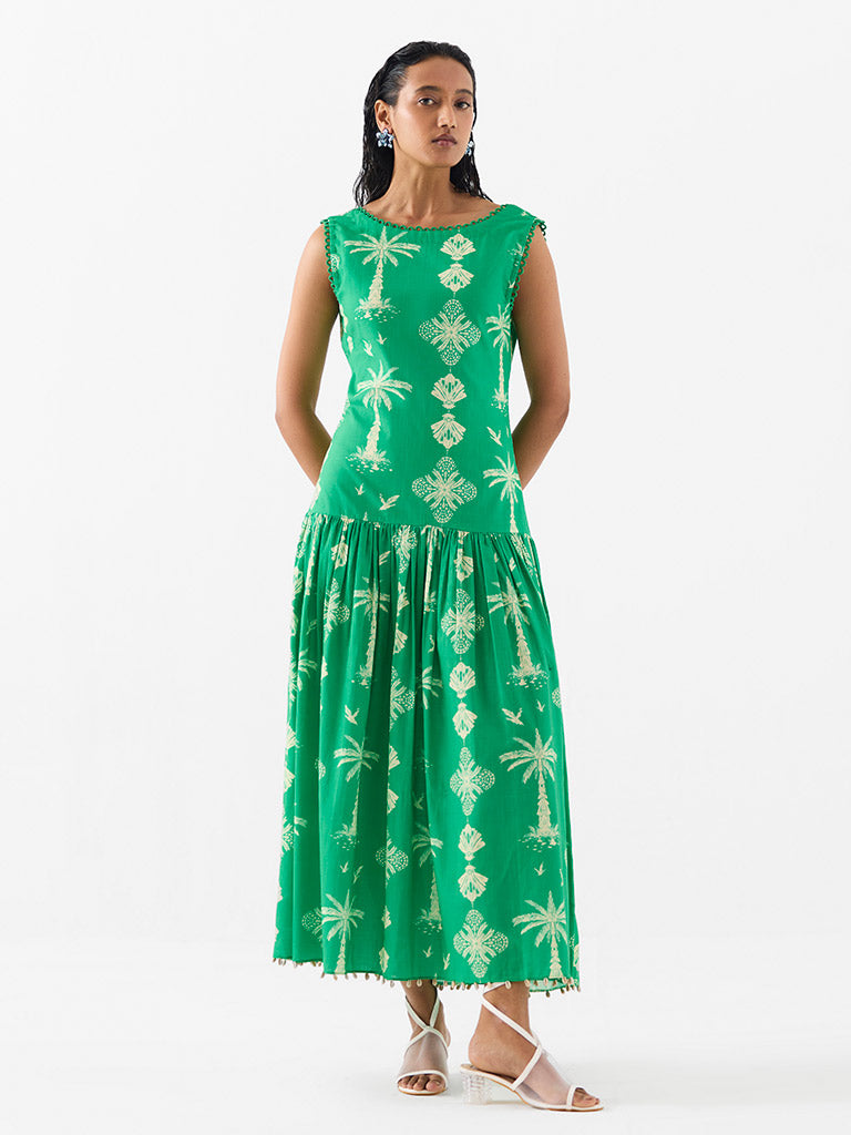 Sago Palm Long Dress DRESSES IKKIVI